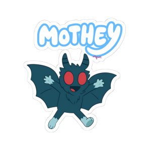 Mothey (and Sticky Gecko) Parody Sticker