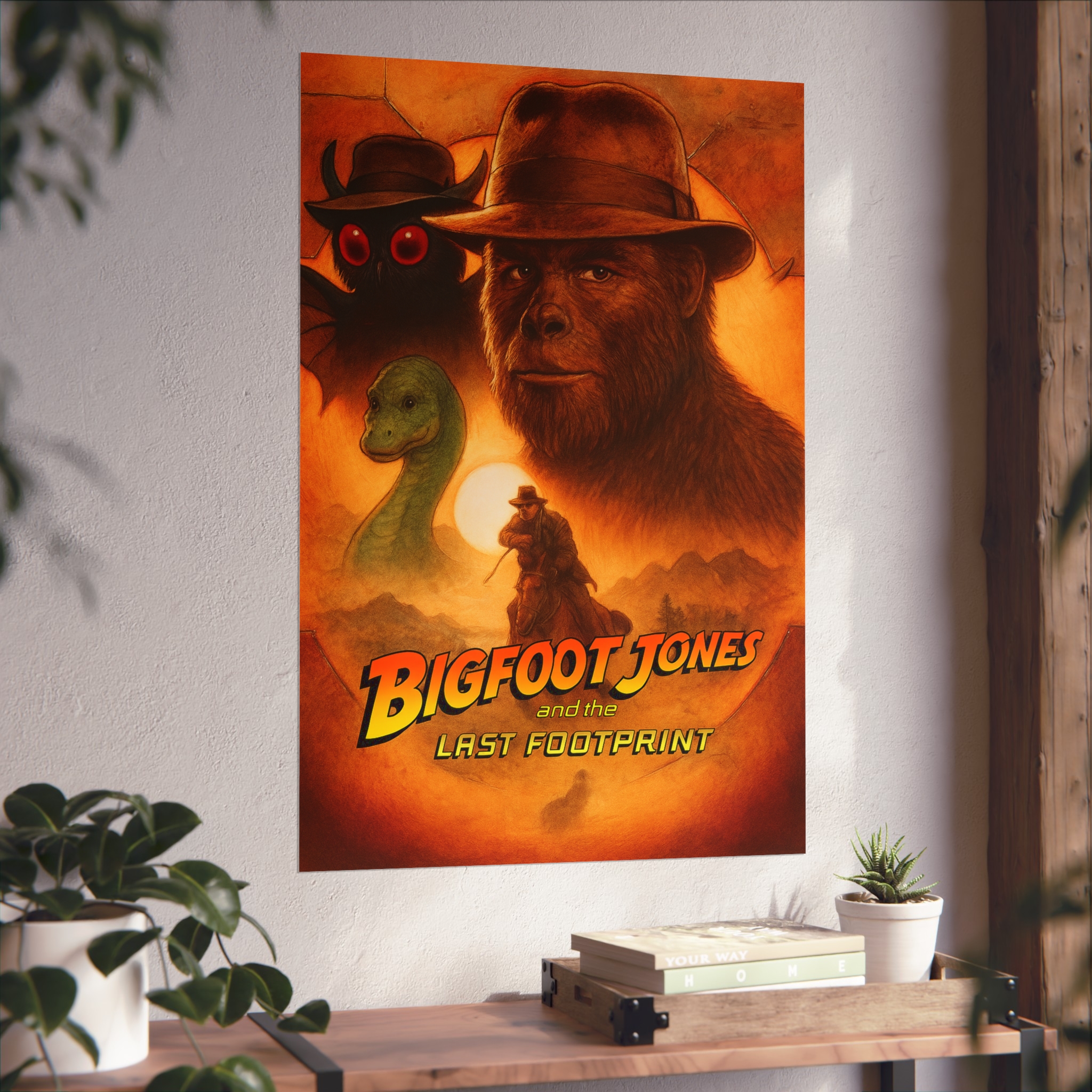 Bigfoot Jones and the Last Footprint Poster (24" x 36")