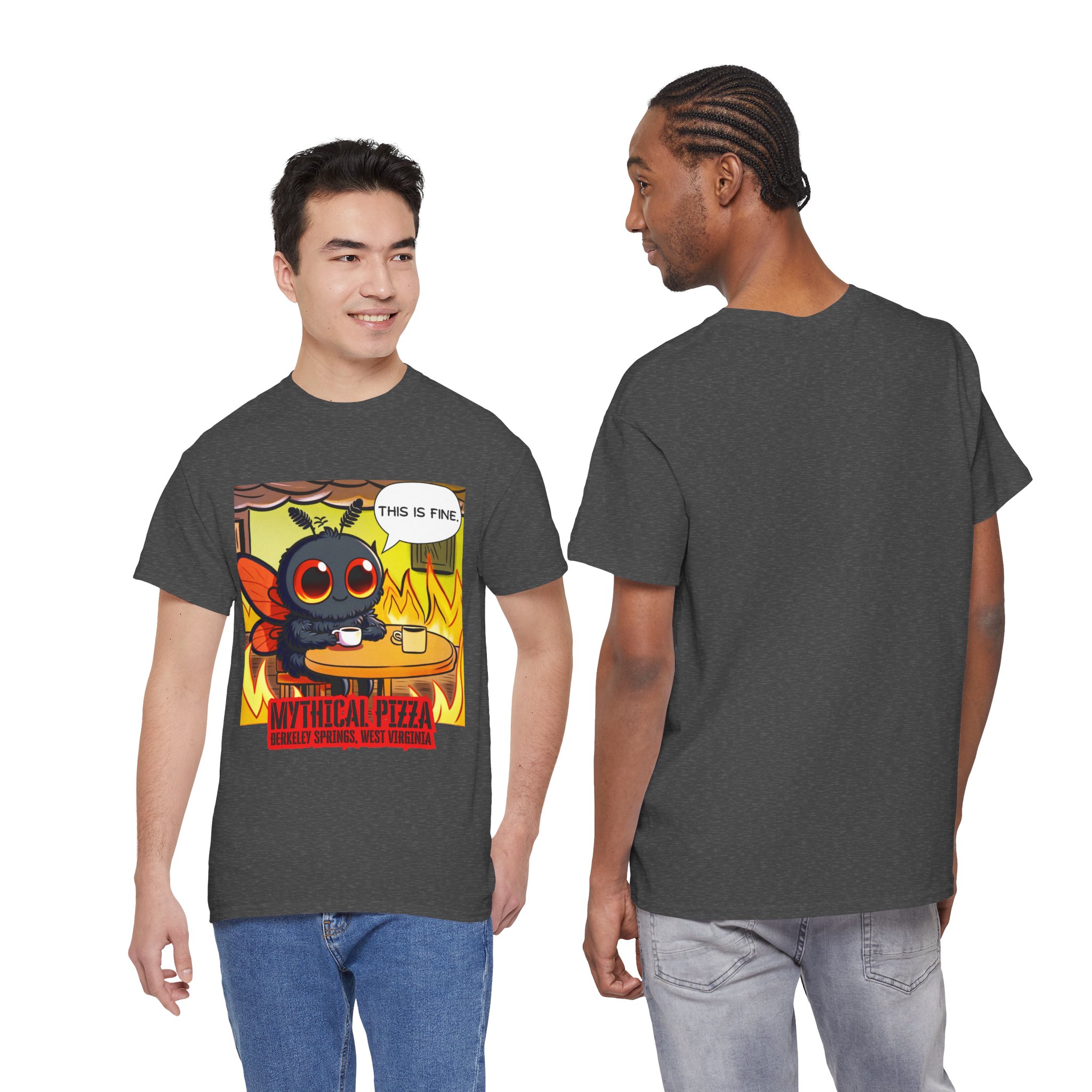 Mythical Pizza "This is Fine" Chaos Tee - Image 3