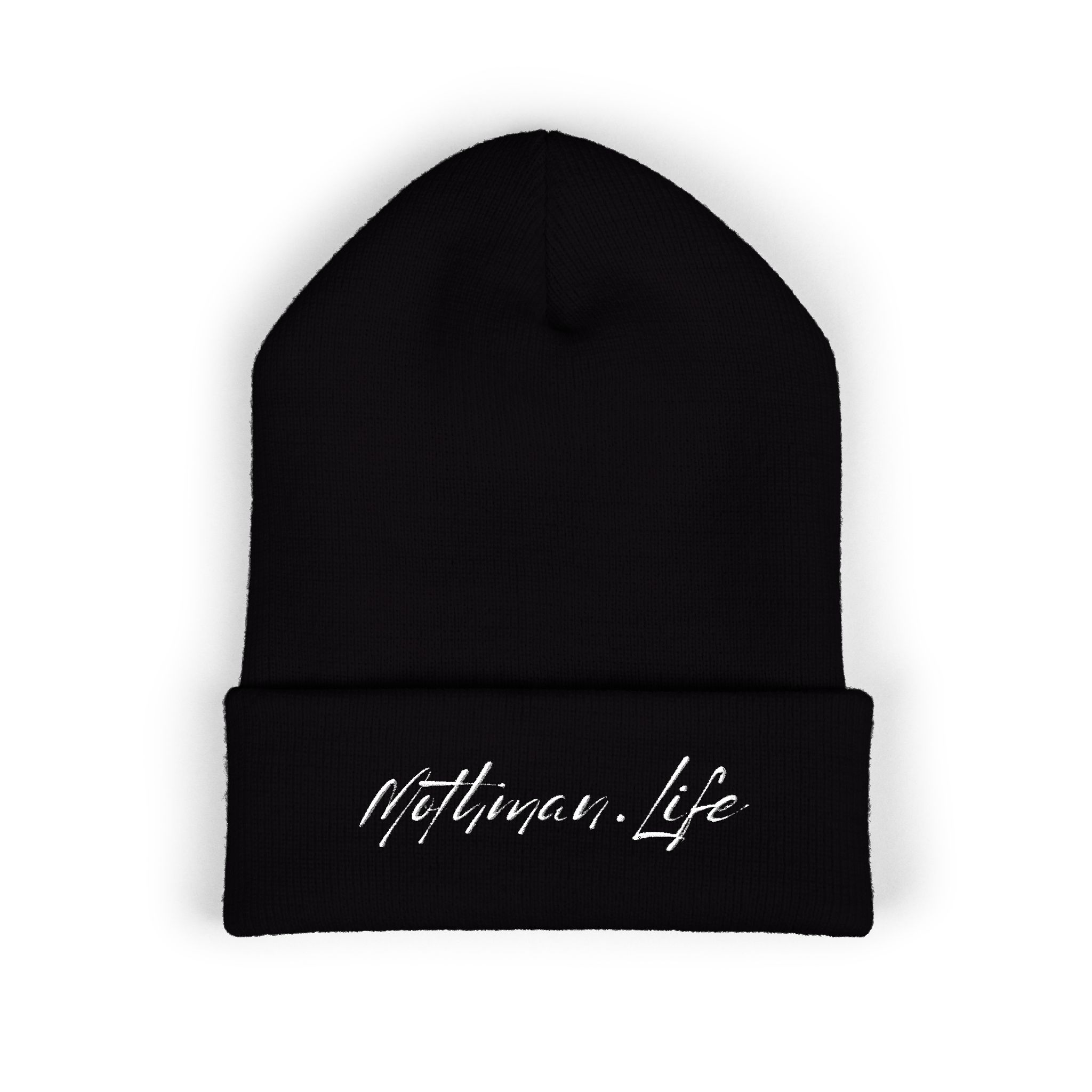 Mothman.Life Embroidered Beanie