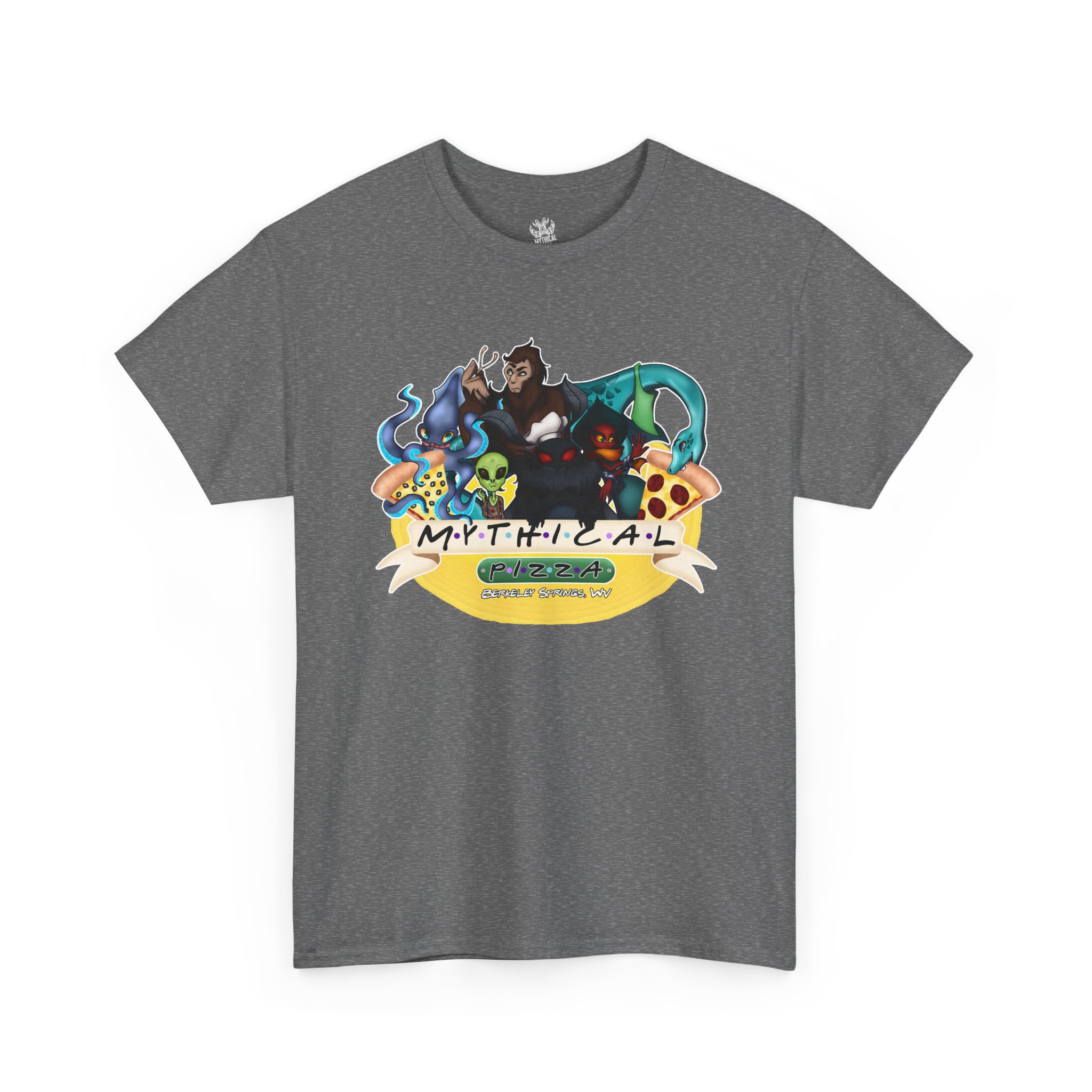 Mythical Pizza Cryptid FRIENDS Tee