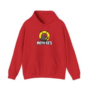 Moth-ee's Classic Red Logo Hoodie