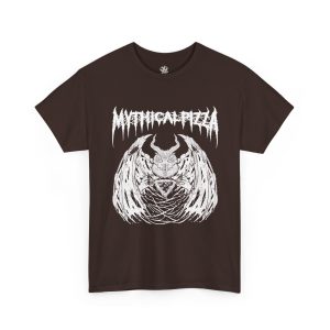Mythical Pizza Metal Mothman Tee