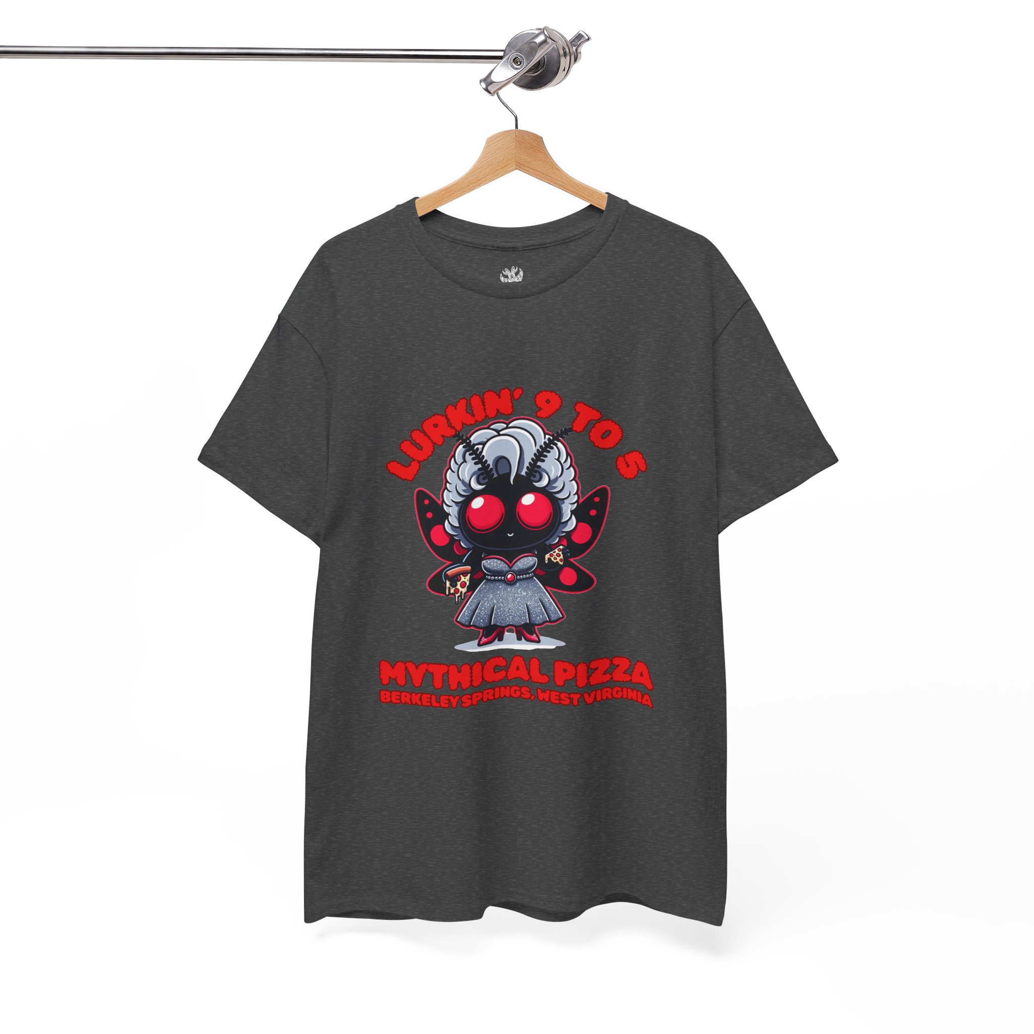 Mythical Pizza Lurkin' 9 to 5 Tee - Image 2