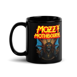 Mozzy Mothbourne Black Mug