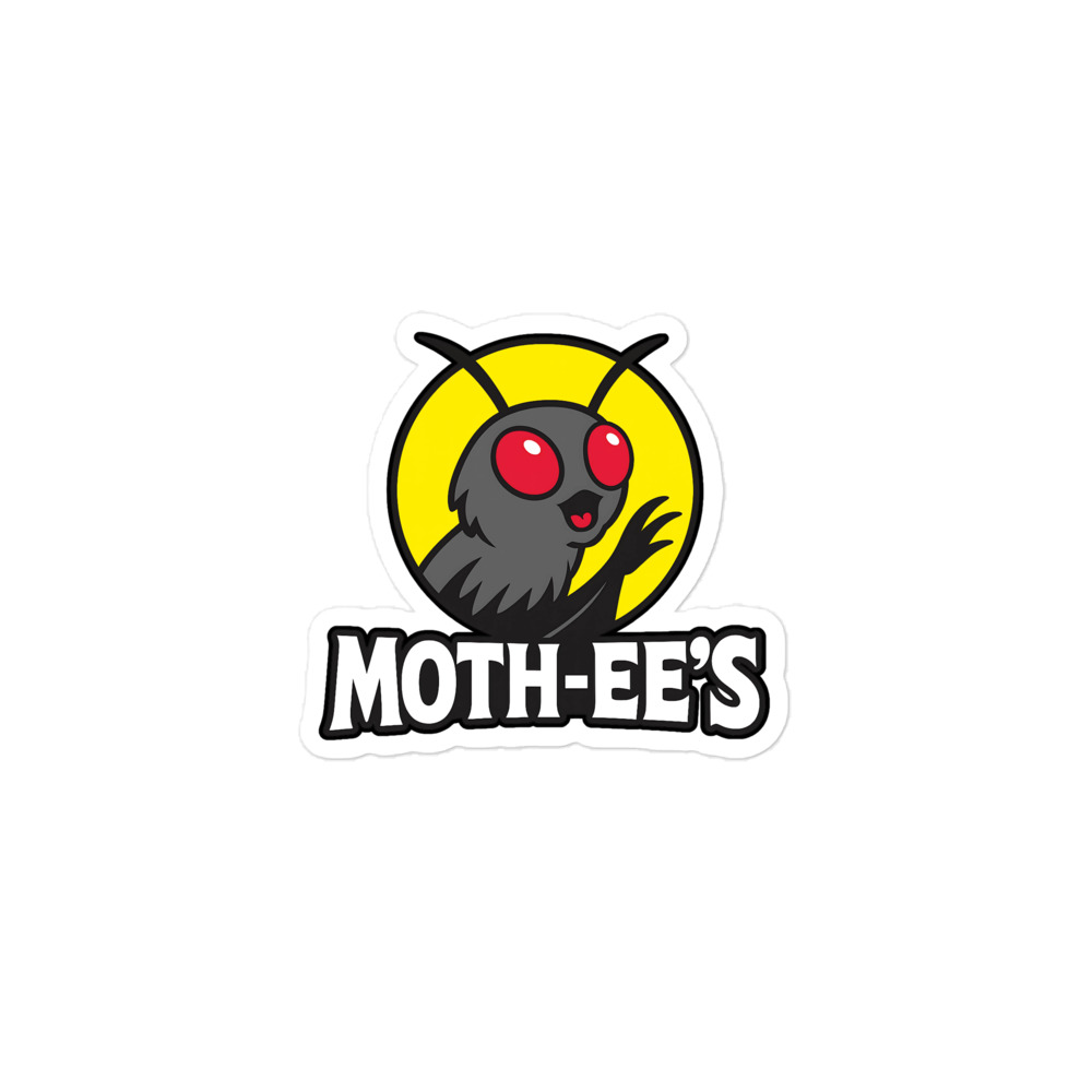 Moth-ee 3-Inch Kiss-Cut Sticker